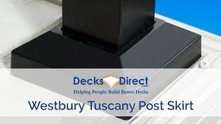 Post Skirt for Westbury Aluminum Rail