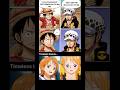 Who’s got the strongest plot armor? 🤔💀 #anime #onepiece #memes #nami #monkeydluffy #trafalgarlaw