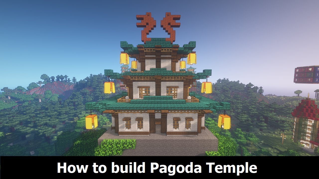 MM Frasier - How to build Pagoda in Minecraft ?