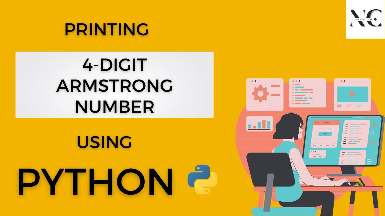 Printing 4-Digit Armstrong Number in Python || Visual Studio Code ...