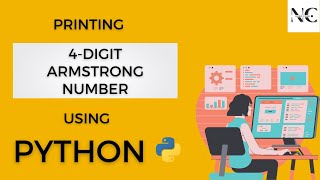 Printing 4-Digit Armstrong Number in Python || Visual Studio Code||