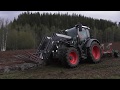 Plowing and leveling with Fendt 313 S4