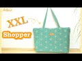 XXL Shopper / Strandtasche einfach nähen!