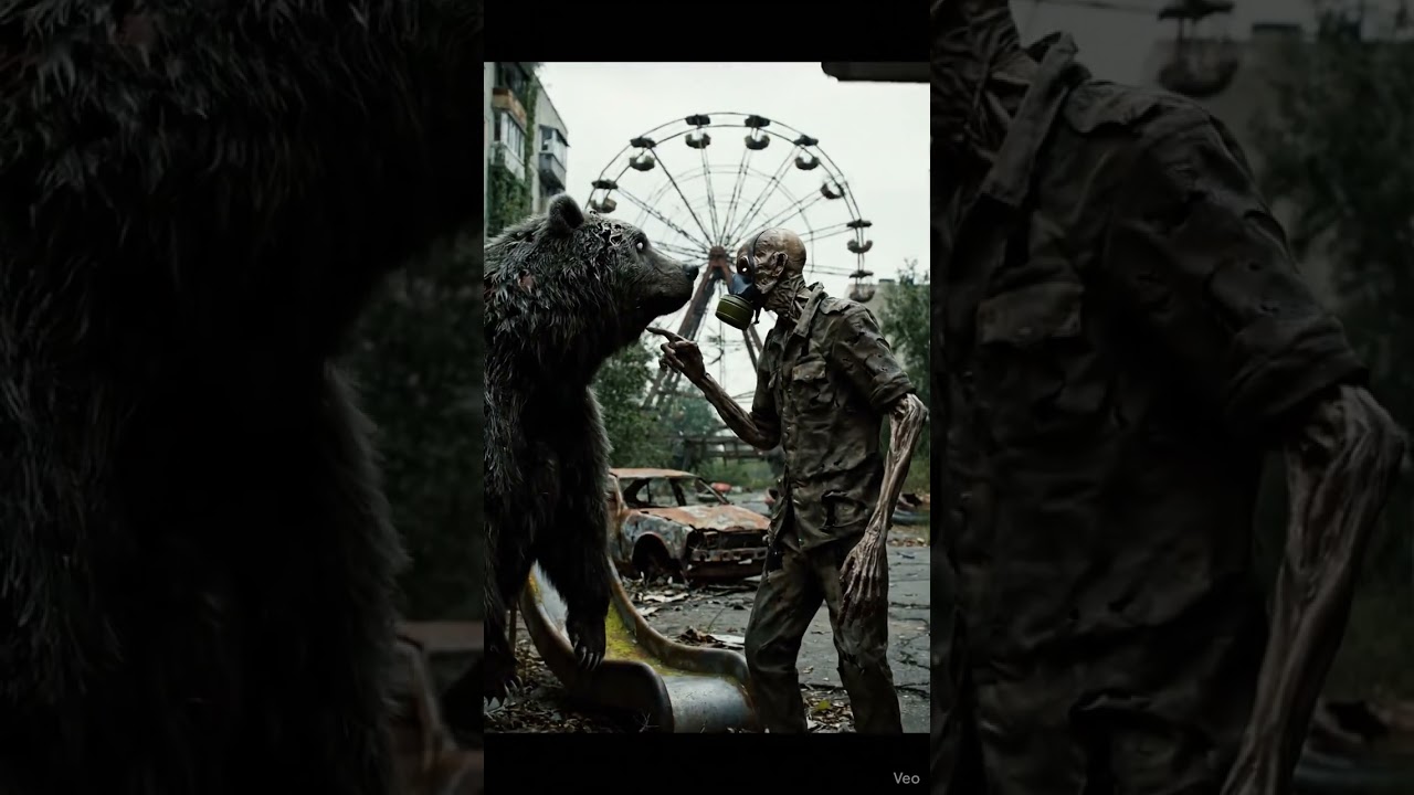 Hayalet şehir çernobil'de mutant insan ve hayvan 