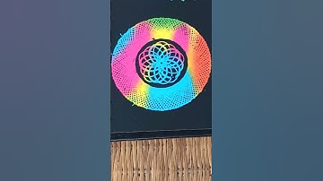 How to make a spirograph net rounding in flowers#shorts #spirograph #drawing