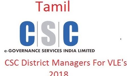 CSC District Managers Contact Number For New VLE