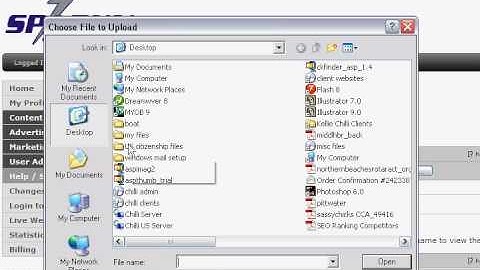 How to upload files to link to on your website using ChilliWebsites.com CMS