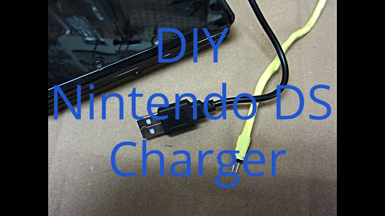 DIY Nintendo DS Charger YouTube