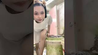 Live Nyuci Mal Handuknya Hampir Lepas