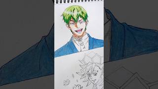 💪🔥 Naoya Zenin Drawing Goes HARD! 😈✏️ #Shorts