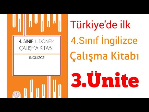 4.Sınıf İnglizce Çalışma Kitabı 3.Ünite | MEB