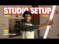 Home Studio Setup Tour with 3 point lighting - D.I.Y under Rs 2,000/-