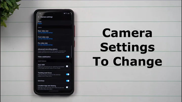 ¡Ajusta la cámara de tu Samsung para mejores fotos y videos!