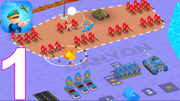 Army Commander   Gameplay Walkthrough Part 1 Tutorial iOS, Android Gameplay
