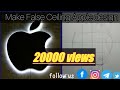 Apple design false ceilling   pop, froot ceiling design ,about this make Apple  design video shown