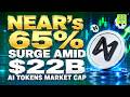 NEAR’s 65% & INJ, FET’s Double-digit Rise Amid $22B AI Crypto Tokens Market Cap | 3.0 TV