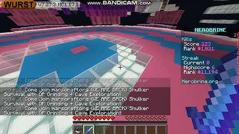 How to get ban easily in herobrine.org