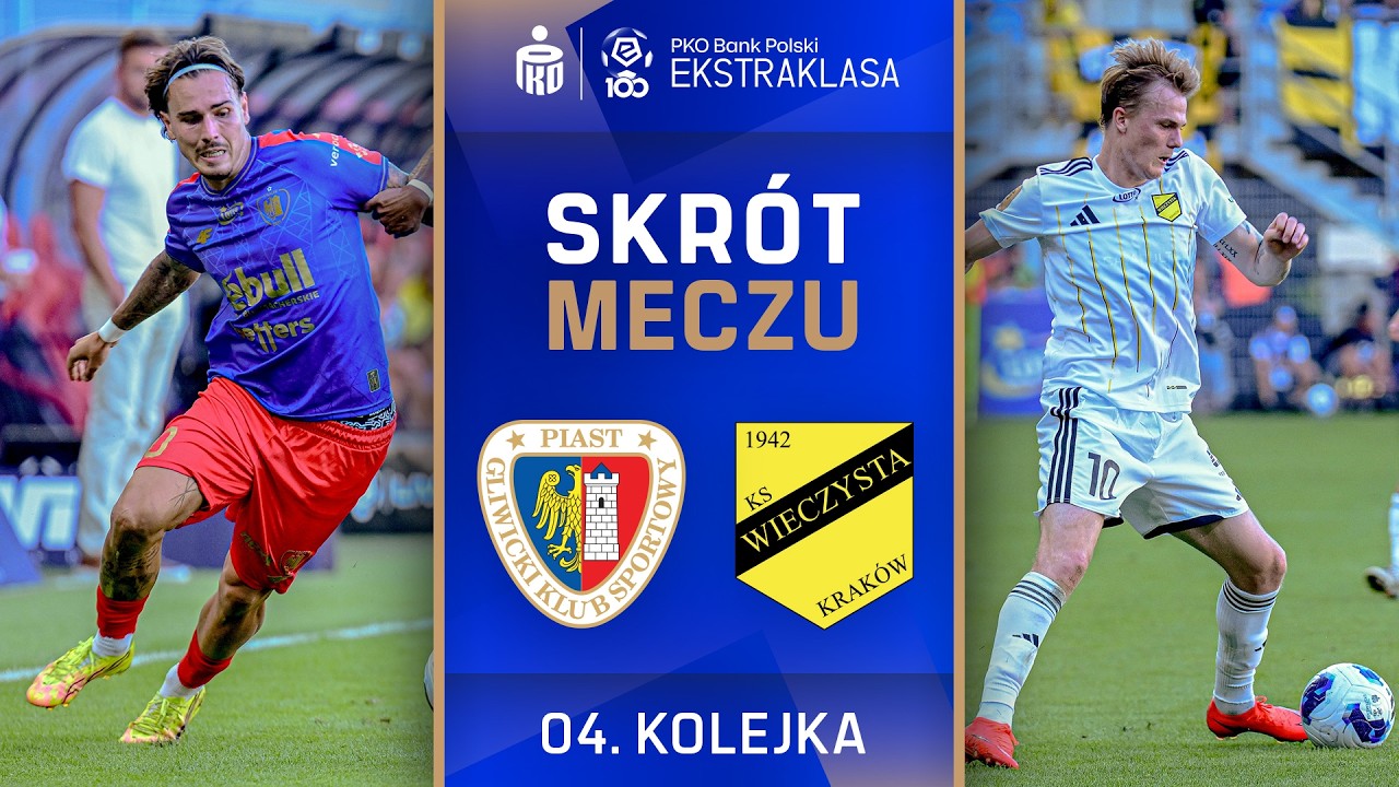 Piast - Wieczysta | SKRÓT | Szalona końcówka! Grad goli i Hat-trick! | Ekstraklasa 2026/27