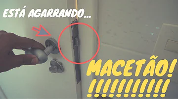 O que fazer quando a porta está emperrada?
