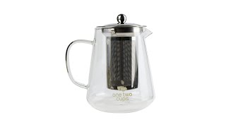 Teko Teh Kaca Tahan Panas dengan Saringan Glass Teapot TP-760