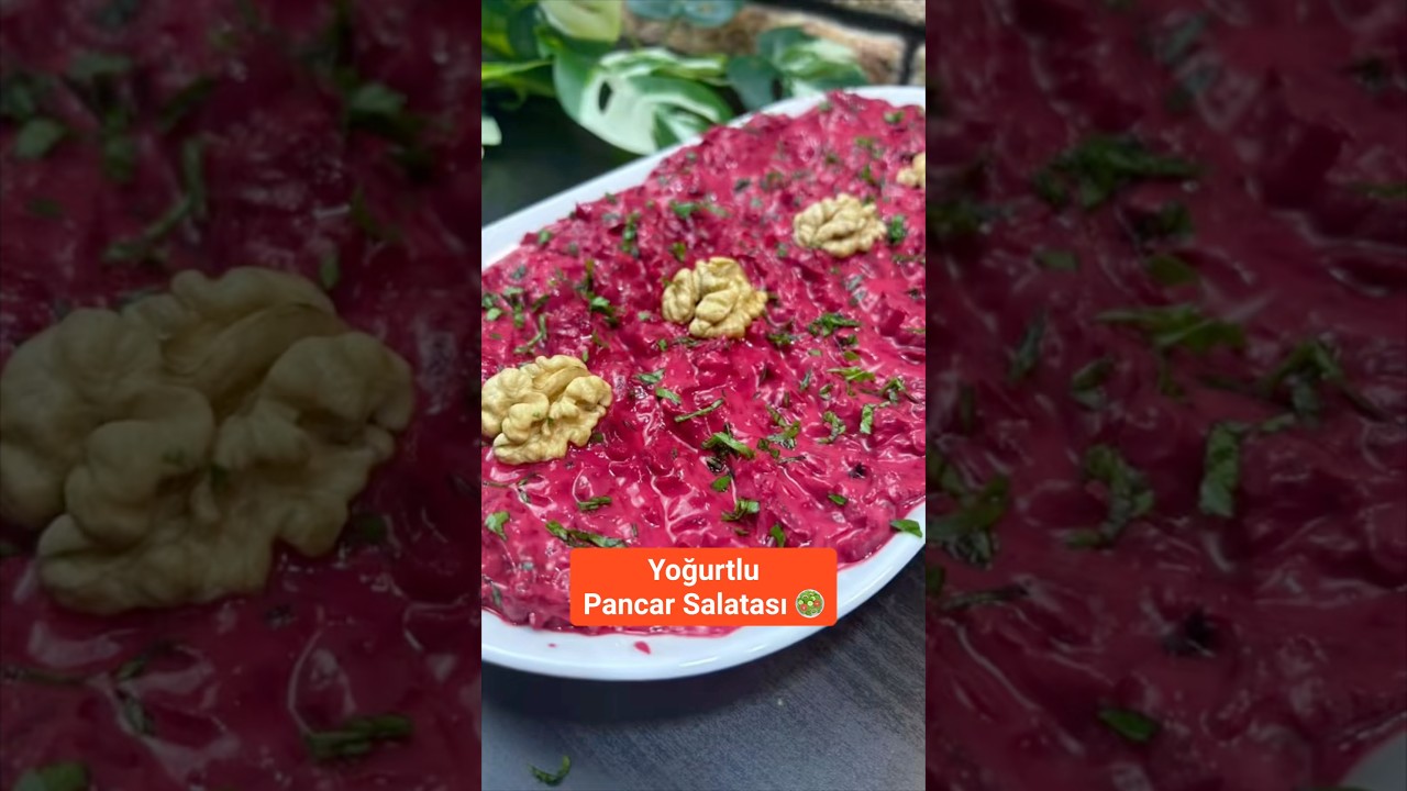 Yoğurtlu Kırmızı Pancar Salatası 🥗 #mutfakişlerimüdürü #yemektarifleri Yoğurtlu Kırmızı Pancar Salatası 🥗 #mutfakişlerimüdürü #yemektarifleri