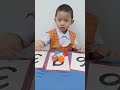 Wira belajar english umur 3 th 5 bulan