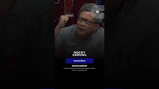 Rocky Gerung | Sopan santun dan politik #rockygerung #politik #pendidikan