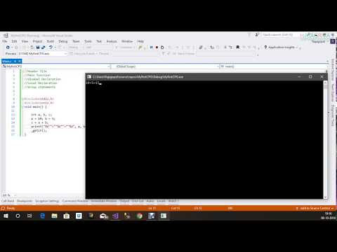 C in Visual Studio
