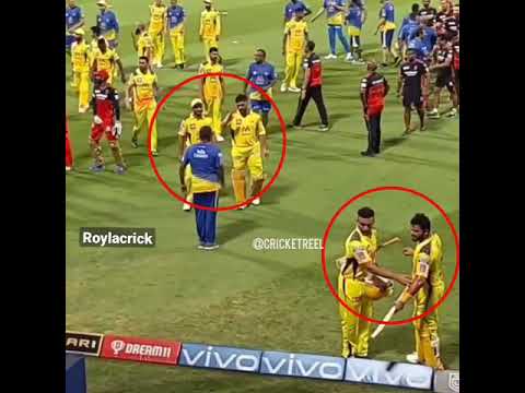 respect ms Dhoni | respacteble moment of ms dhoni | CSK vs RCB | #csk #msdhoni #short #royalcrick