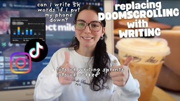 replacing doomscrolling with writing ✍🏻📱| writing vlog