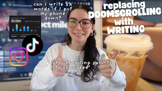 replacing doomscrolling with writing ✍🏻📱| writing vlog