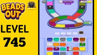 Beads Out hard Level 745 Solution and Walkthrough for Gameplay 
