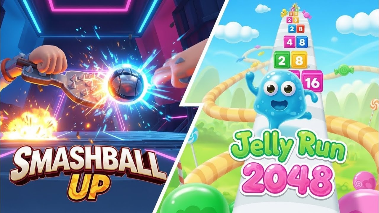 Smash Ball Up & Jelly Run 2048 Gameplay | Crazy Casual Mobile Games 🎮🔥