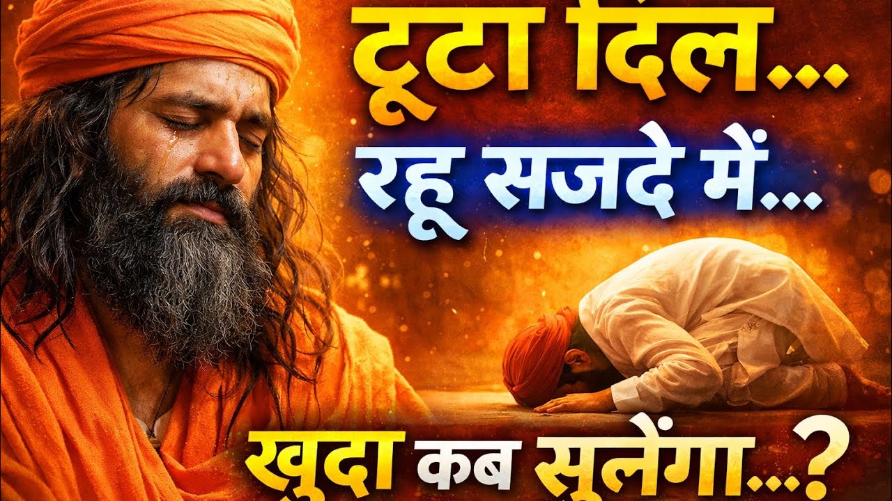 जब दिल पूरी तरह टूट जाता है… तब रूह सजदे में गिरती है