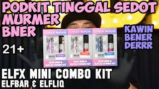 COOL, AFFORDABLE POD | ELFX MINI & ELFLIQ Combo Kit by ELFBAR & ELFLIQ