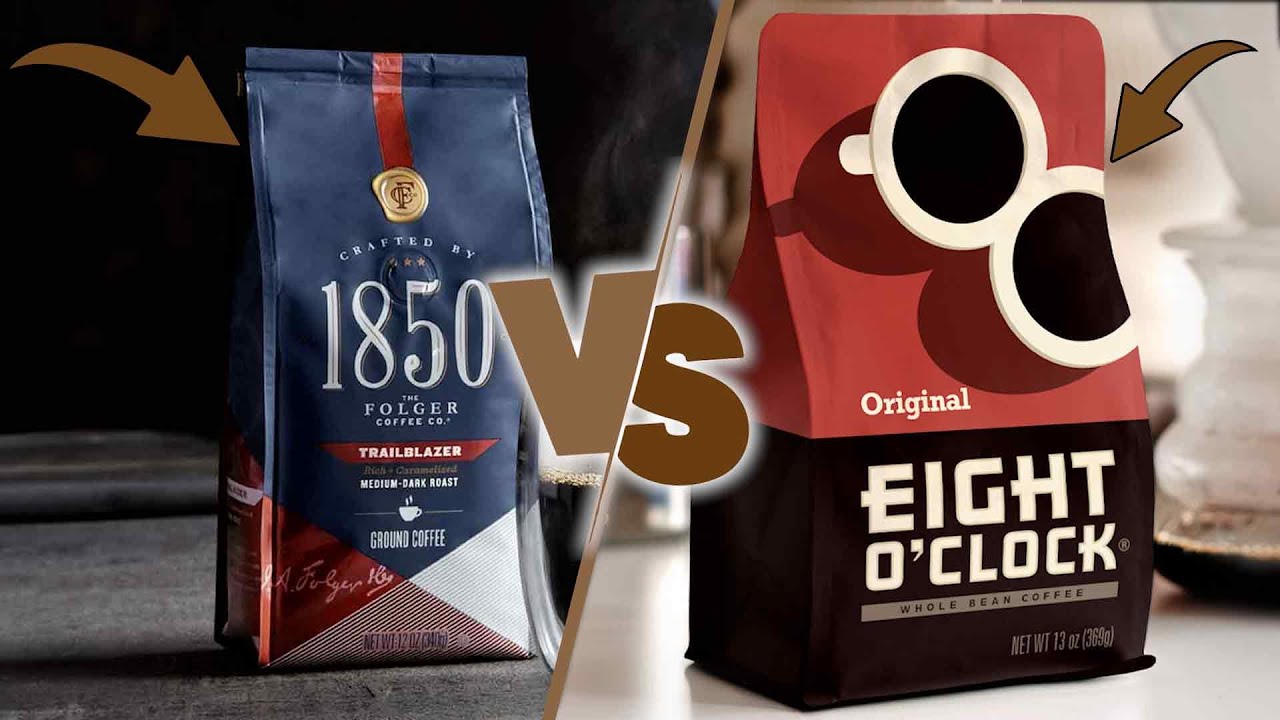 Eight O'Clock Coffee vs Folgers Coffee Which Coffee is Better? YouTube