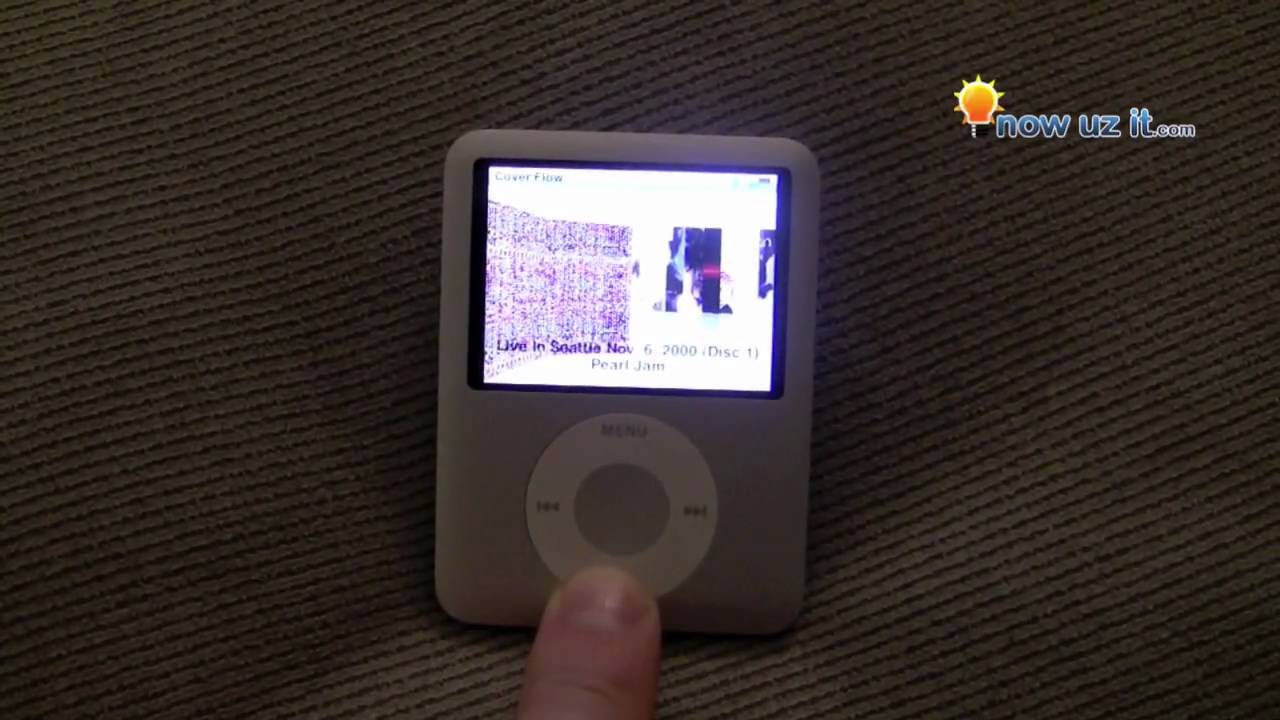 iPod Nano 3rd Gen - Troubleshooting - Screen Freezes Up - YouTube