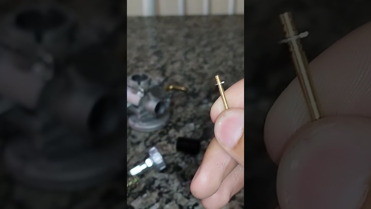 Como regular a agulha do carburador da motorizada pra deixar mais forte e  economia 