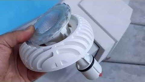 Aqualuminator above the ground pool light repair