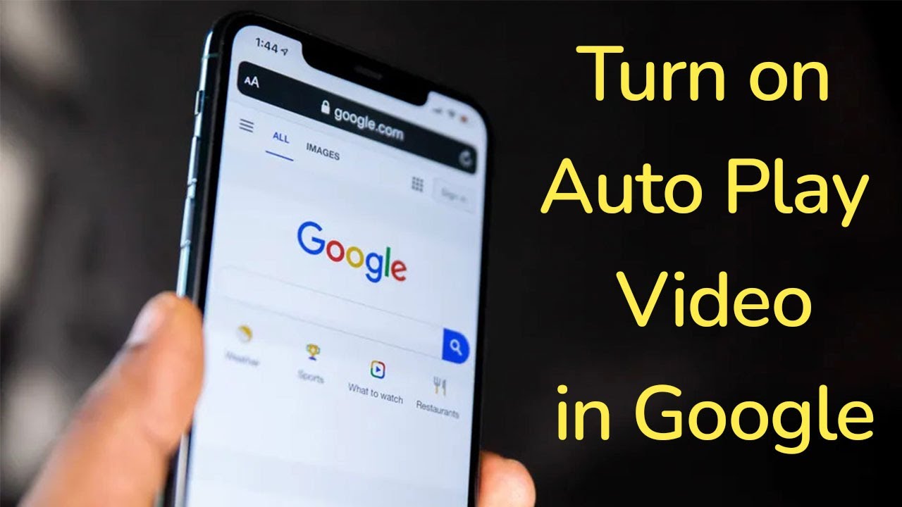 How to Turn on Auto Play Video Option on Google Search? - YouTube