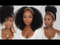 Headband Wig Unboxing and Review ft Her Given Hair| Protective Styles, 4C Hair Wig, Natural Hair Wig