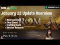 ROM: Golden Age on CROSS | January 22, 2026 Patch Notes Overview 🔥 New Updates Explained!
