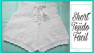 shorts tejidos en crochet