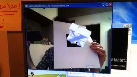 Animated Xerocraft Logo in Augmented Reality using ARToolkit