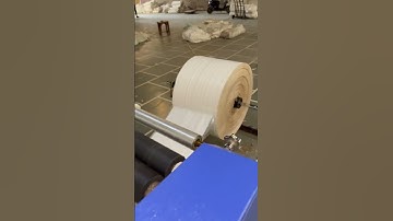 Automatic PP,HDPE,Plastic Bag Cutting machine #ricebag #plasticbag #nonwovenbag #wovensack #wovenbag