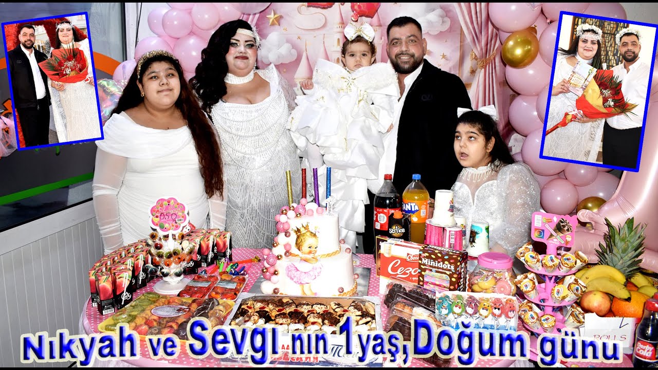 Nıkyah ve Sevgı nın 1yaş,Doğum günu-Partısı