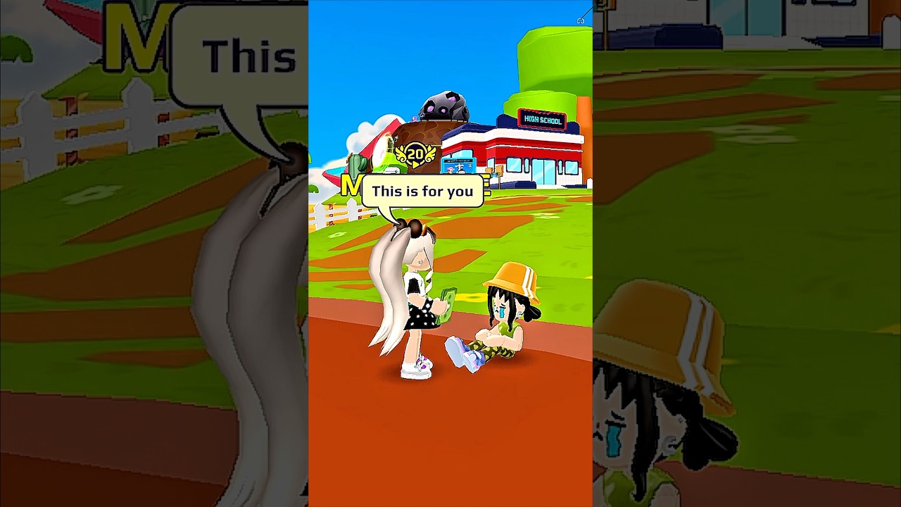 he was so mean to Zoey the homeless girl so i did this..😱😜-PK XD 