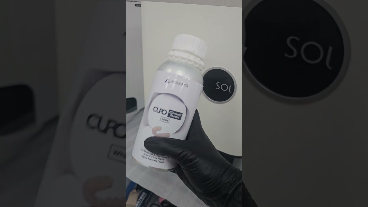 Shake your resin before 