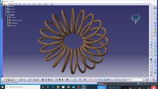 Fabric design using surfaces in CATIA V5, Generative Shape Design using CATIA, Sweep command,