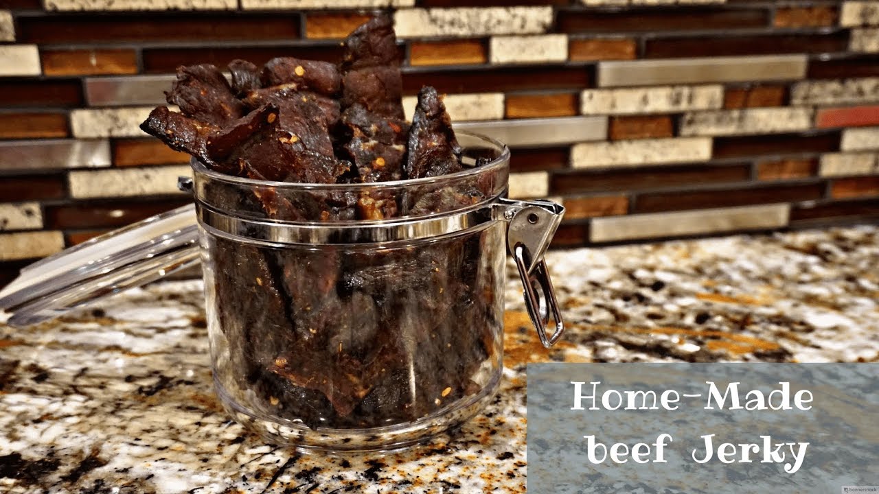 Smoked Beef Jerky Homemade Jerky Recipe YouTube